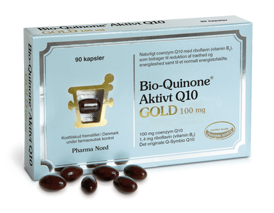 Bio-Quinone Aktivt Q10 Gold 100 mg 90 kaps.
