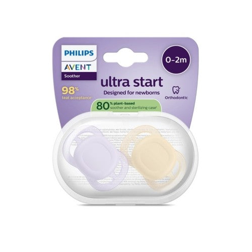Philips Avent Ultra Start sut til nyfødte, 2 stk. i pakken