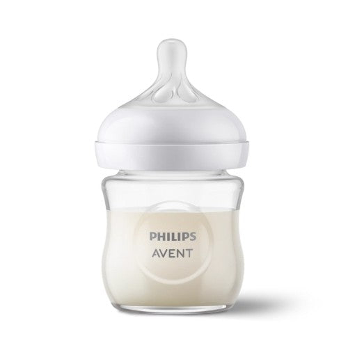 Philips Avent Natural Response sutteflaske i glas, 120 ml, til nyfødte