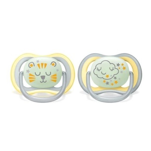 Philips Avent Ultra Air Night selvlysende silikonesut, str. 3 med symmetrisk form