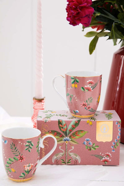 Se tilbud på Pip Studio La Majorelle Pink kopper (2 stk) til billige priser! Spar op til 59% på udsalg. Hurtig levering (1-2 hverdage) og billig fragt. Varenummer: CADEC-51.002.305.