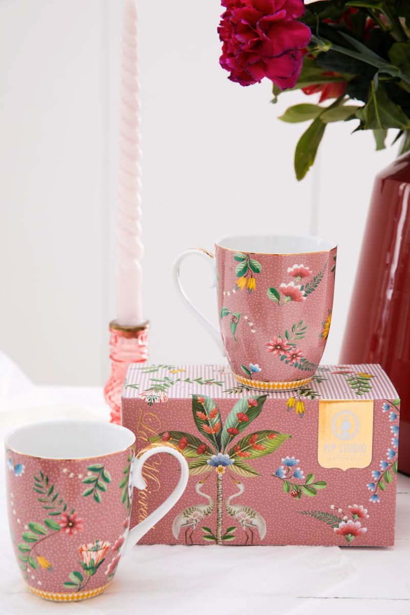 Se tilbud på Pip Studio La Majorelle Pink kopper (2 stk) til billige priser! Spar op til 59% på udsalg. Hurtig levering (1-2 hverdage) og billig fragt. Varenummer: CADEC-51.002.305.