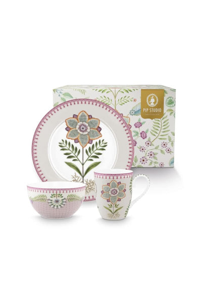 Se billigt tilbud på Set/3 Breakfast Set Lily&Lotus fra Pip Studio. Udsalg på Bolig > Køkken > Porcelæn. Spar op til 66%. Hurtig levering: 1-2 hverdage.