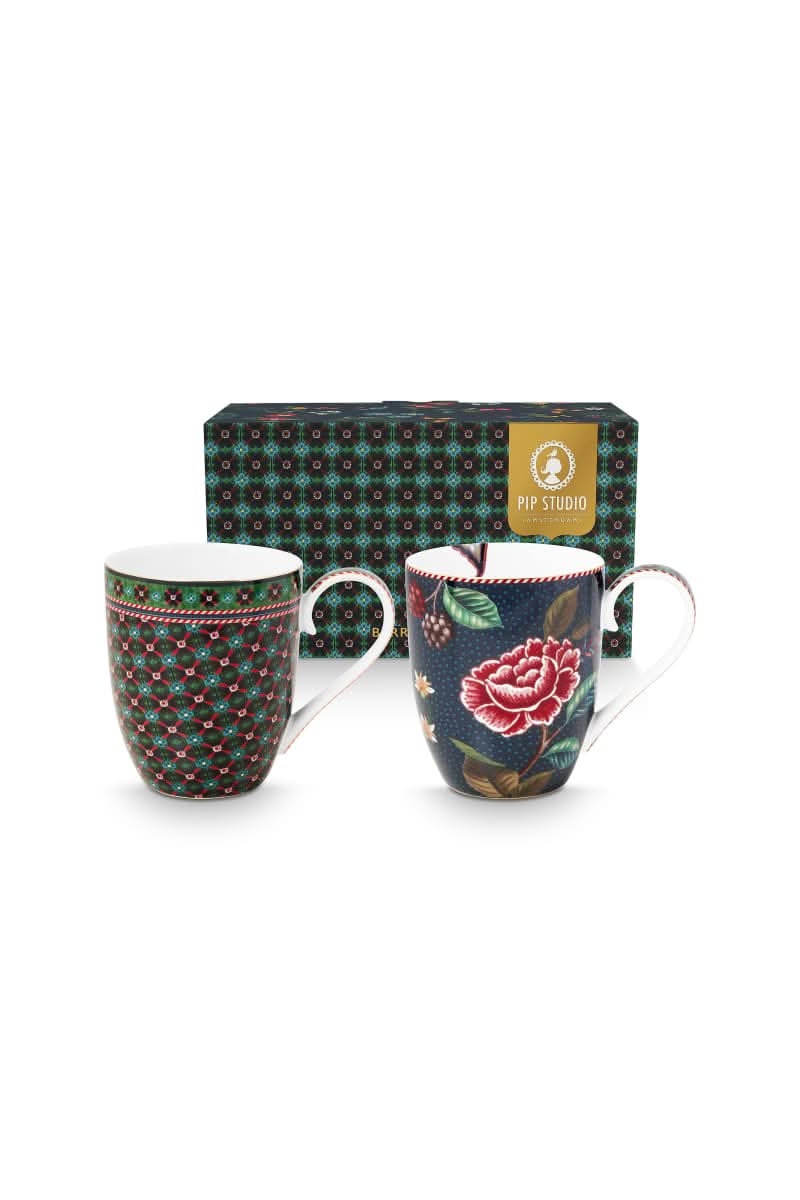 Se billigt tilbud på Pip Studio Set/2 Mugs XL Berry Blues 450ml! Udsalg på Bolig > Køkken > Porcelæn. Spar op til 57%. Hurtig levering: 1-2 hverdage.