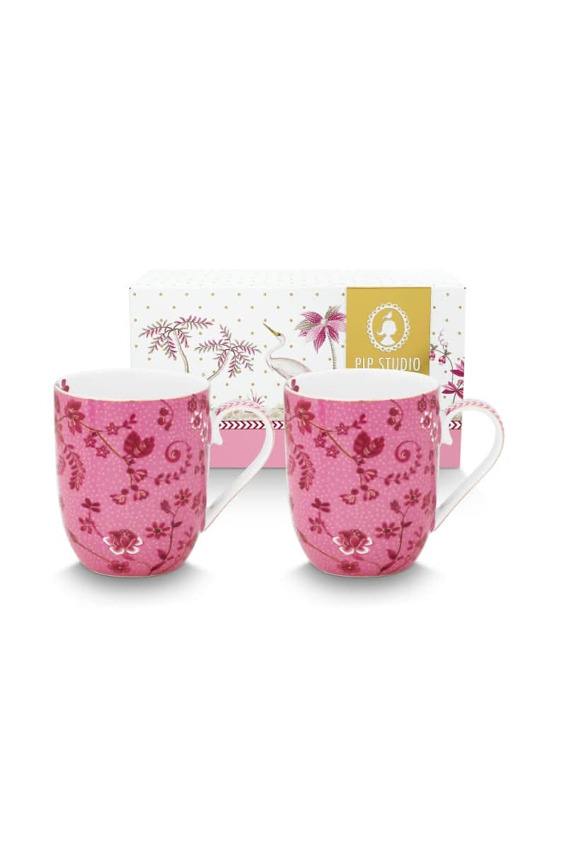 Se Pip Studio Jolie Flowers Pink krus på udsalg! 2 stk. til billige penge. Hurtig levering, tilbud og stort udvalg. Spar op til 58%.
