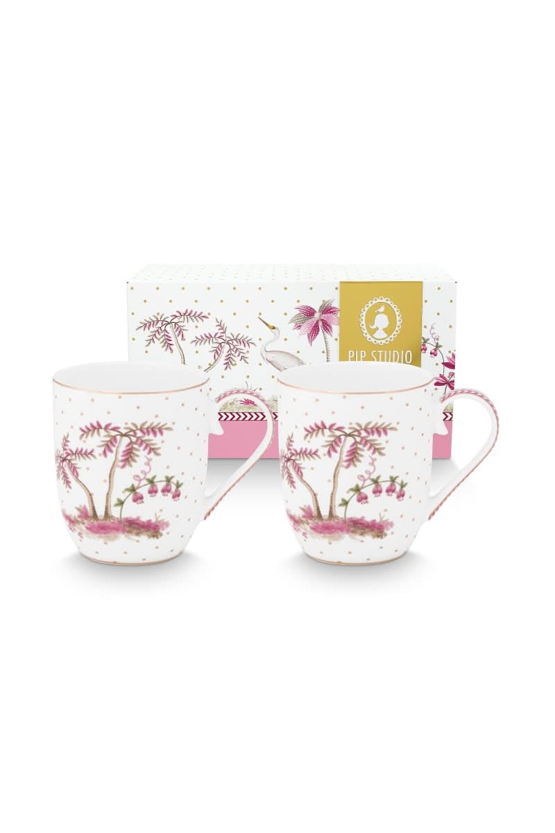 Se Pip Studio Jolie Dots Gold Pink krus på udsalg! 2 stk. til billige priser. Hurtig levering, tilbud og stort udvalg. Spar op til 57%.