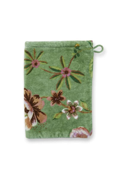 Se PIP Studio Vaskehandske Secret Garden Green 16x22 på udsalg! Billigt tilbud, hurtig levering (1-2 hverdage) og billig fragt. Køb online nu!
