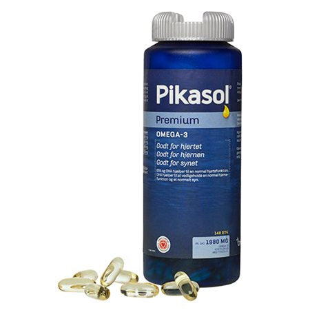 Se Pikasol Premium 140 tab. ✔ Kæmpe udvalg i Bolig Magasin - Køb online på udsalg og tilbud lige nu ✔ Super billig fragt og lynhurtig levering - Varenummer: Helsegrossisten-52045 og 5702071503132 på lager - Udsalg på Sundhed > Omega/fiskeolie > Få op til 69% i rabat - Shop udsalg fra mere end 1.798 mærker