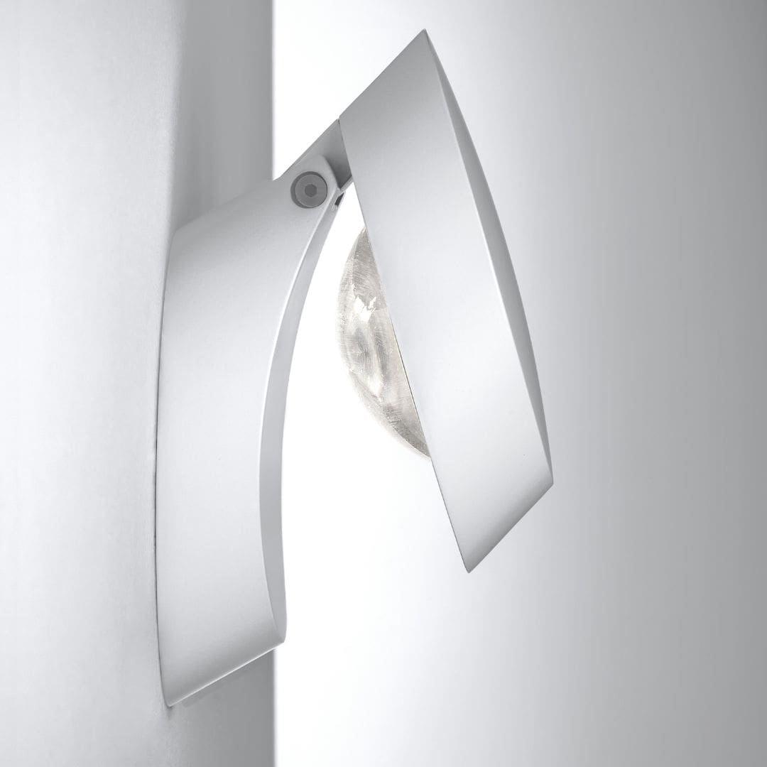 Hvid Pin-Up væg- og loftlampe fra Studio Italia Design