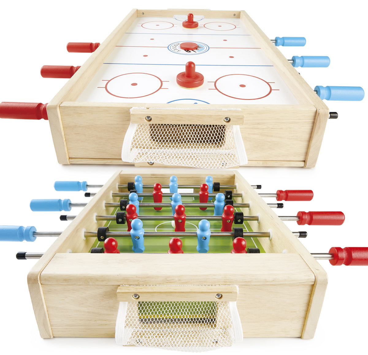 Se Pintoy Bordfodbold og Ishockey 2-i-1 spil til børn i træ ✔ Kæmpe udvalg i Pintoy - Køb online på udsalg og tilbud lige nu ✔ Lav fragtpris og hurtig levering - Varenummer: MMAction-220034 og 6972727770037 på lager - Udsalg på Multi / Mini Spilleborde Få op til 67% i rabat - Shop udsalg fra mere end 1.798 mærker