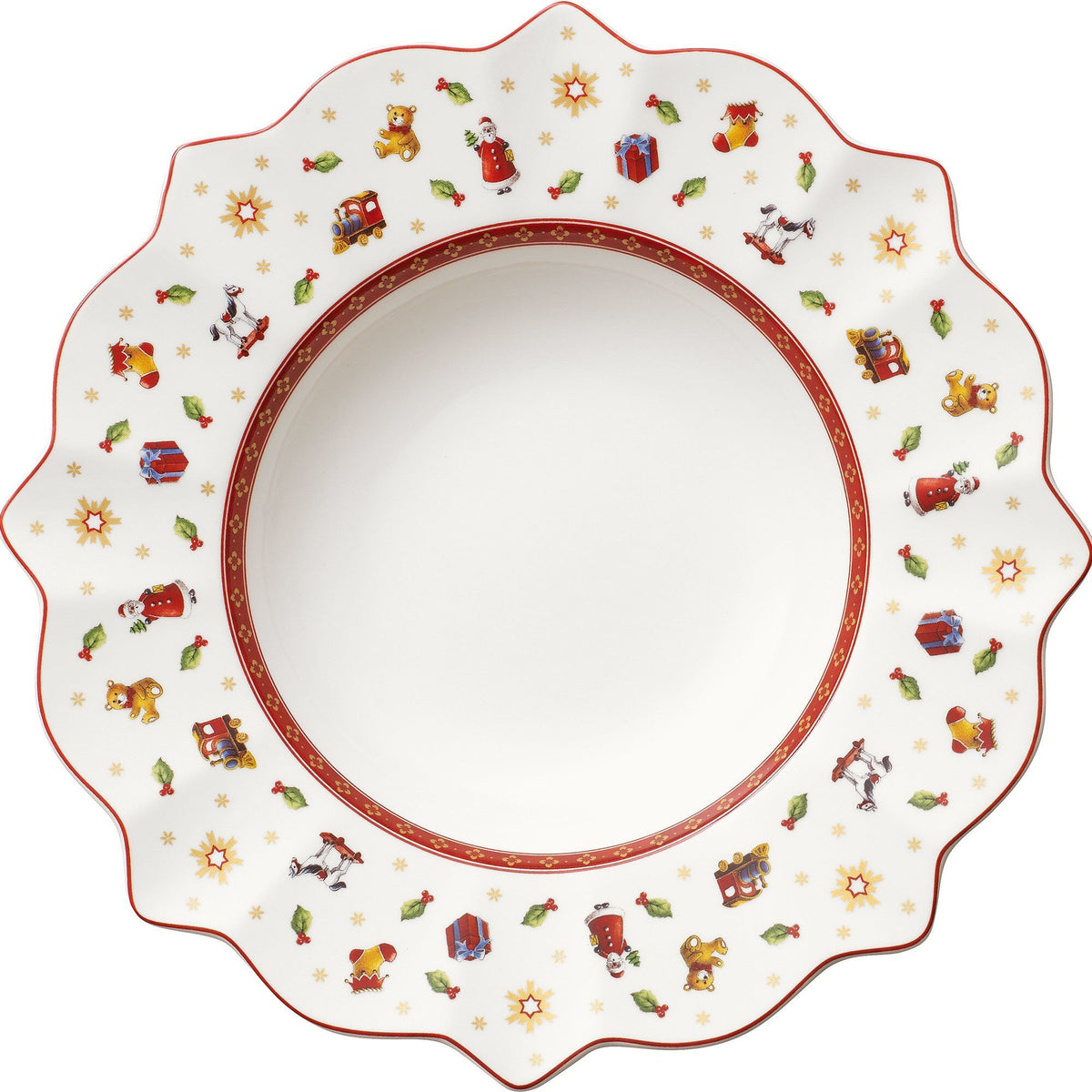 Hvid dyb tallerken fra Villeroy & Boch Toy's Delight, diameter 26,4 cm