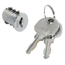 Häfele pladecylinder HS3 til samle-selv-møbellåse, forskelligtlukkende og sorteret
