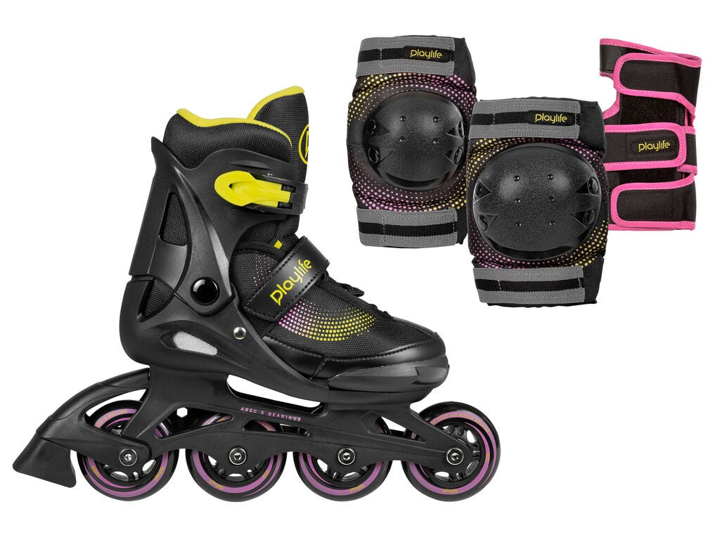 Se Playlife Joker Yellow Glow Inliners Rulleskøjter Pakke ✔ Kæmpe udvalg i Playlife - Køb online på udsalg og tilbud lige nu ✔ Billig fragt og hurtig levering - Varenummer: MMAction-219099 og på lager - Udsalg på Inliners Rulleskøjter til børn Spar op til 51% - Over 785 kendte mærker på udsalg