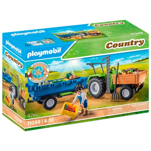 Playmobil Country Traktor med anhænger