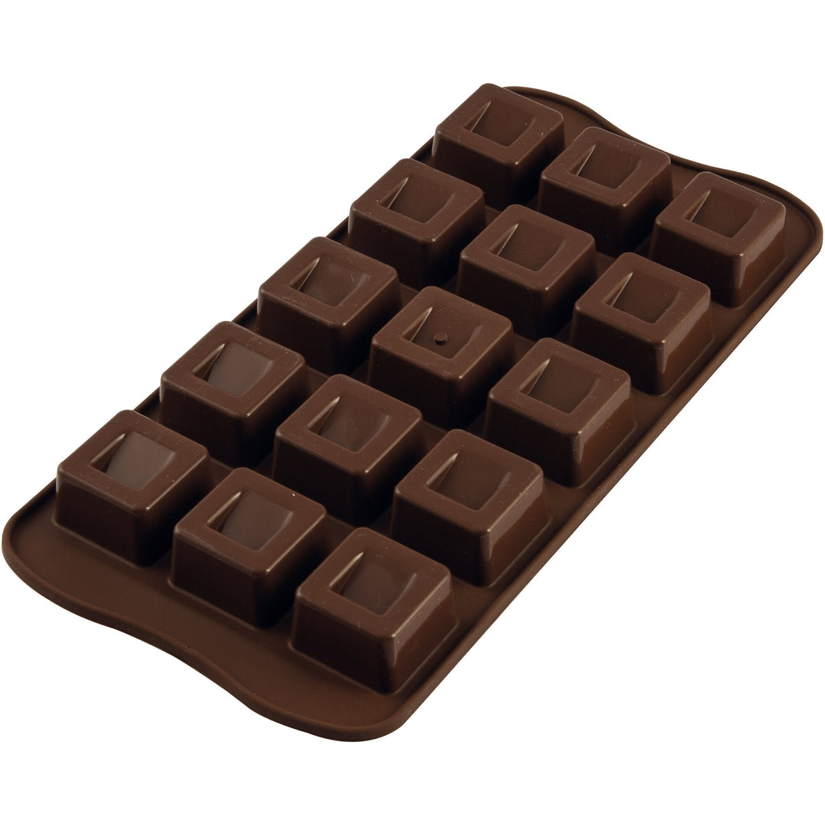 Silikomart Easy Choc pralineform i silikone, model Cube