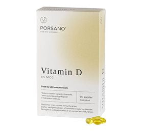 Se Porsano Vitamin D 95 mcg 90 kapsler ✔ Kæmpe udvalg i Bolig Magasin - Køb online på udsalg og tilbud lige nu ✔ Hurtig levering til lave fragtpriser - Varenummer: Helsegrossisten-55987 og 5700002276827 på lager - Udsalg på Sundhed > D-Vitamin > Store besparelser – op til 77% - Shop over 2.281 kendte mærker på udsalg