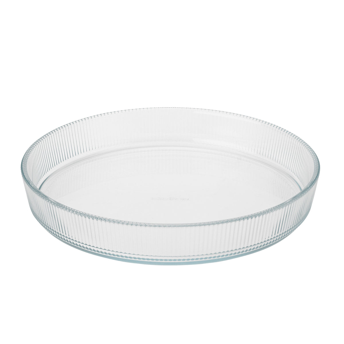 Stelton Pilastro ovnfast fad i riflet glas med en diameter på 24 cm