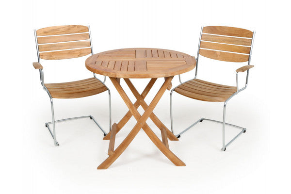 Se Prag Spring Teak Cafésæt - Ø:80cm ✔ Kæmpe udvalg i  KERNETEAK - Køb online på udsalg og tilbud lige nu ✔ Hurtig levering: 1 - 2 Hverdage samt billig fragt - Varenummer: HML-DK4000 og barcode / Ean:  på lager - Udsalg på HAVEMØBELSÆT > Teak havemøbelsæt Spar op til 53% - Over 1354 kendte mærker på udsalg