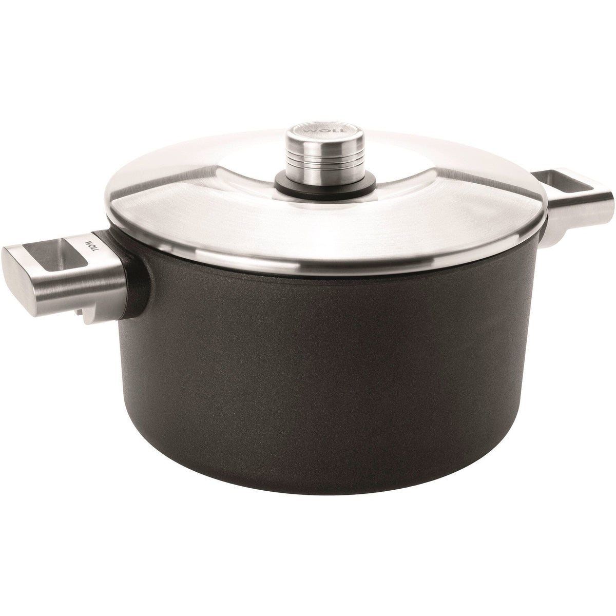 Woll Diamond XR Logic gryde 24 cm i støbt aluminium med aftageligt håndtag