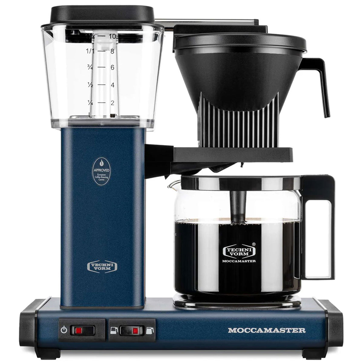 Moccamaster Optio kaffemaskine i farven midnight blue