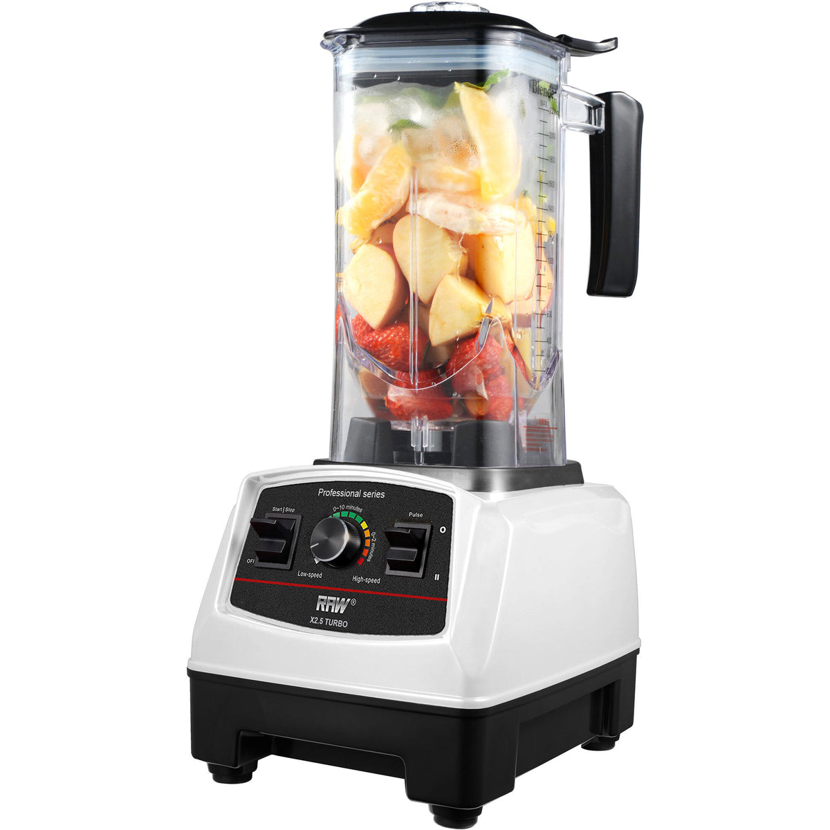 Hvid Raw Blender X 2,5 Turbo med markant design