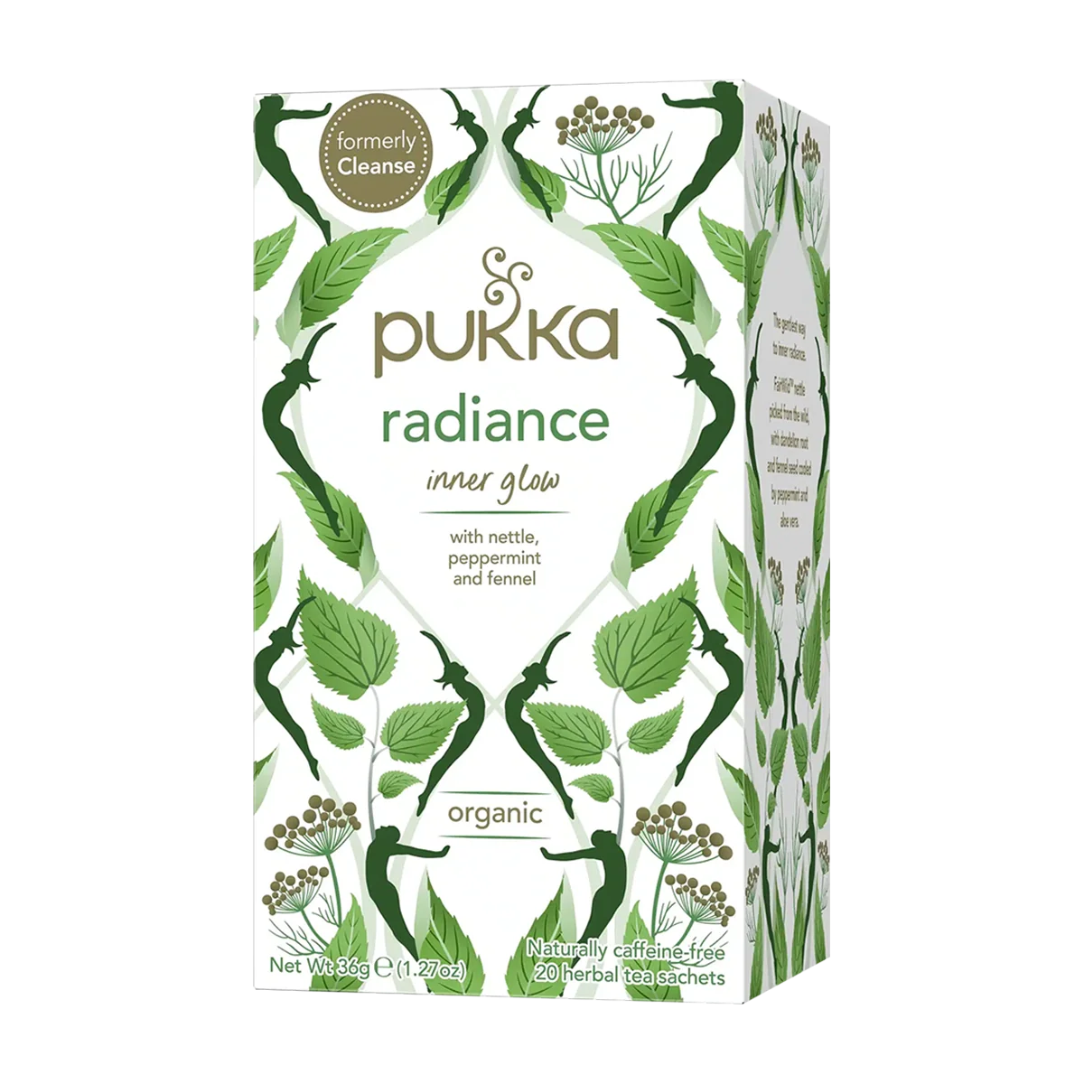 Pukka Radiance brev te, urtete med brændenælde og mælkebøtter