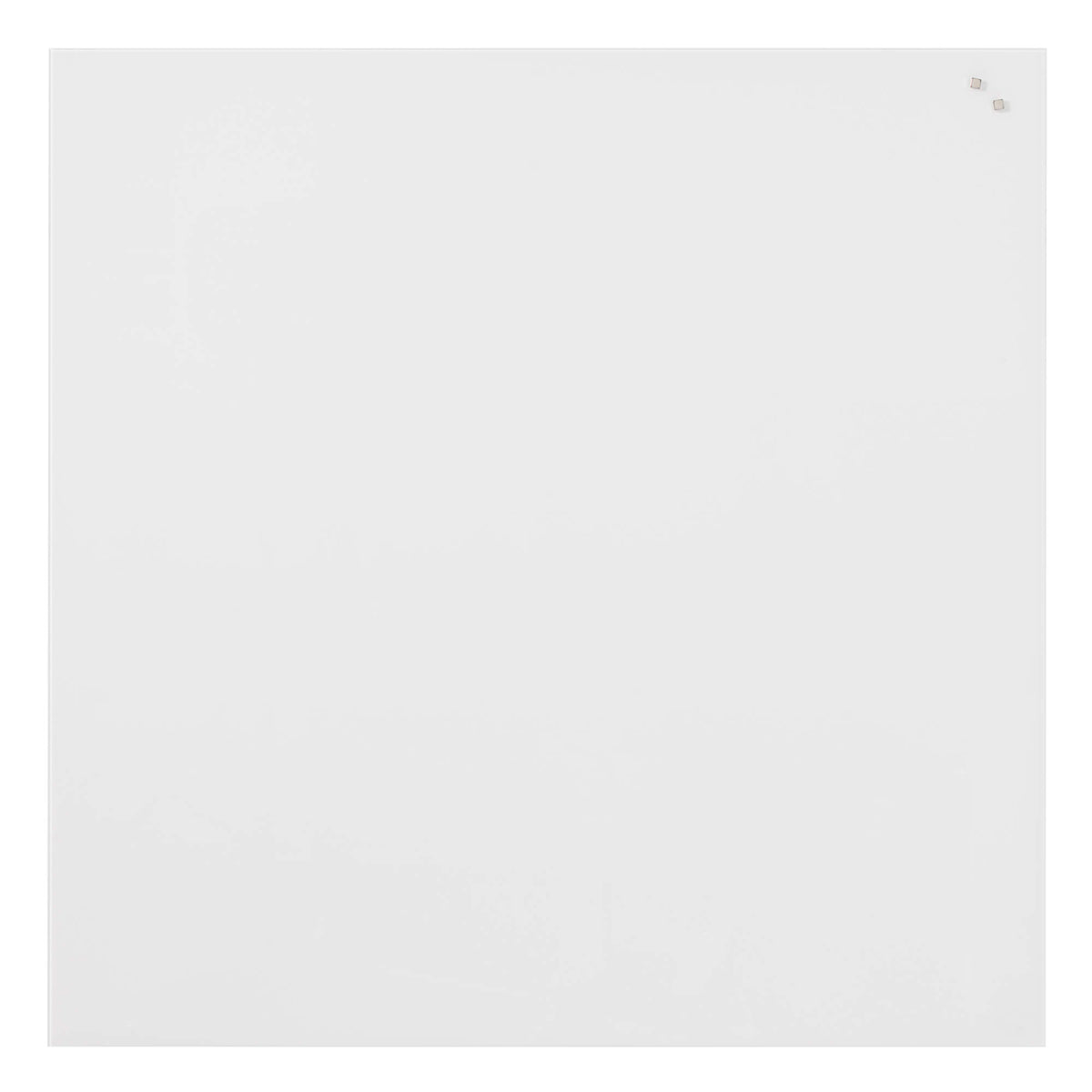 Naga PURE White magnetisk glastavle, 100 x 100 cm