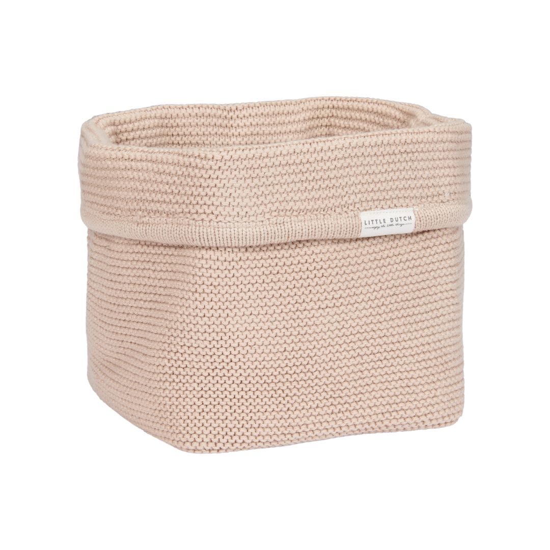Lille beige puslekurv til puslepladsen fra Little Dutch