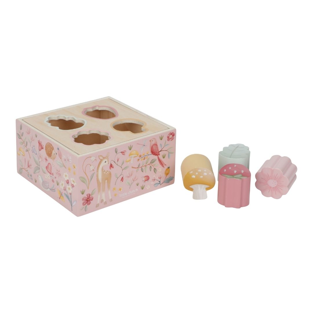 Lille rosa puttekasse i serien Fairy Garden fra Little Dutch