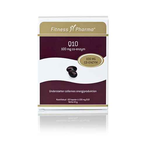 Se Fitness Pharma Q10 100 mg 60 kap. ✔ Kæmpe udvalg i Fitness Pharma - Køb online på udsalg og tilbud lige nu ✔ Meget billig fragt og hurtig levering - Varenummer: Helsegrossisten-6669 og 5745325099425 på lager - Udsalg på Sundhed > NatuPharma > Op til 57% rabat - Kendte mærker på udsalg – over 1.329 mærker