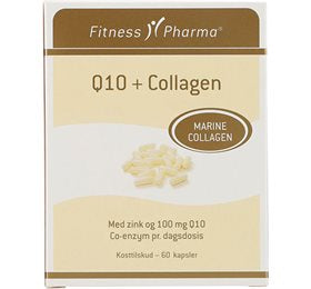 Se Fitness Pharma Q10+Collagen 60 kap. ✔ Kæmpe udvalg i Fitness Pharma - Køb online på udsalg og tilbud lige nu ✔ Hurtig levering til lave fragtpriser - Varenummer: Helsegrossisten-54228 og 5745325099371 på lager - Udsalg på Sundhed > NatuPharma > Store besparelser – op til 77% - Store besparelser på over 2.281 mærker
