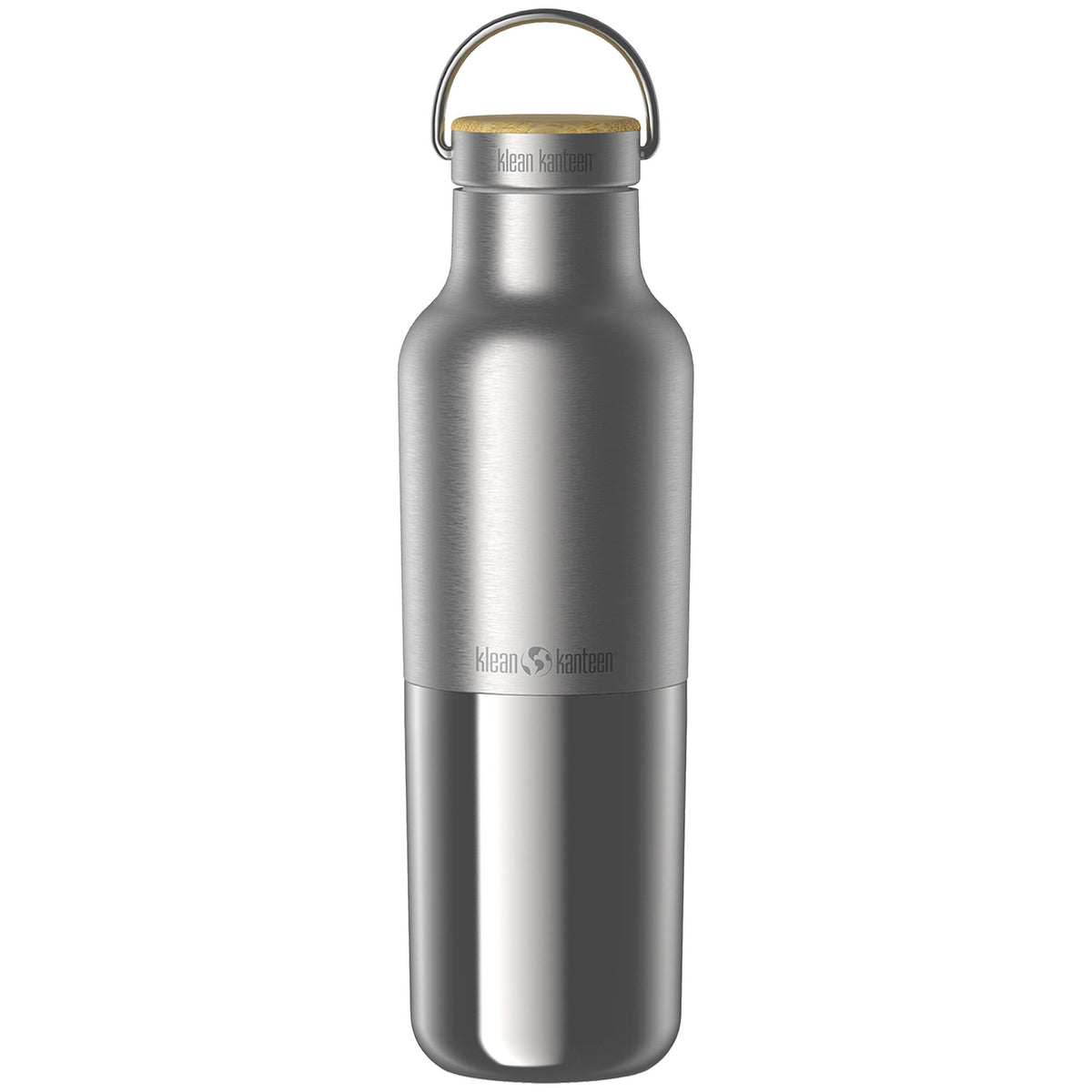 Klean Kanteen Insulated Reflect flaske med bambuslåg, 592 ml