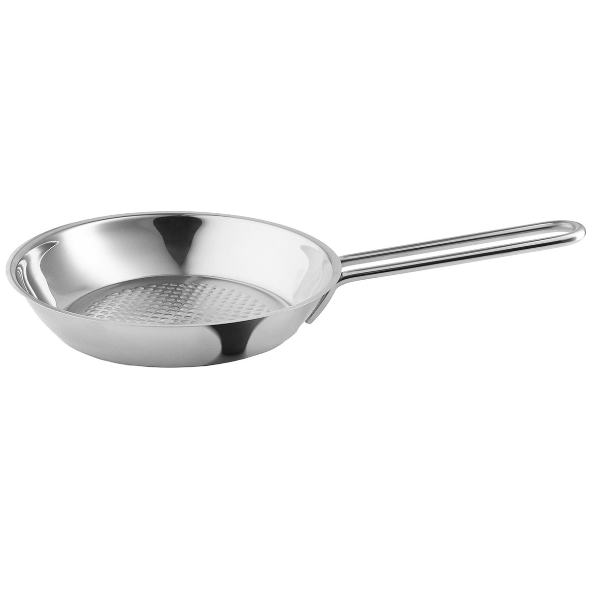 Eva Trio Honeycomb stegepande 20 cm i rustfrit stål med vaffelformet bund