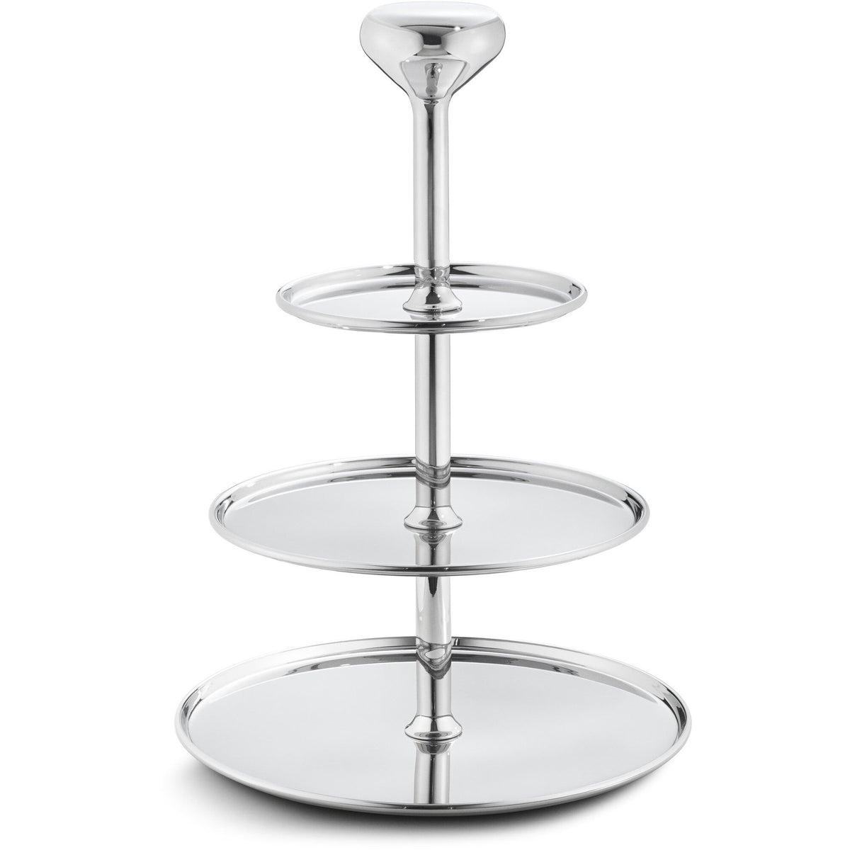 Kageopsats i rustfrit stål fra Georg Jensen, Alfredo-serien, til servering af kage