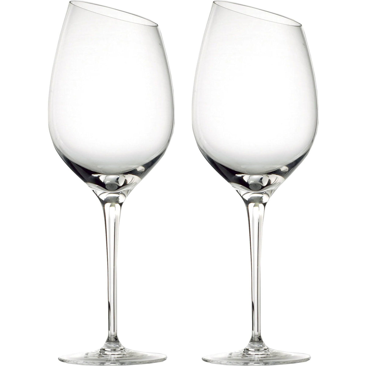 To mundblæste Eva Solo vinglas til Syrah med stilk og bæger i ét stykke glas