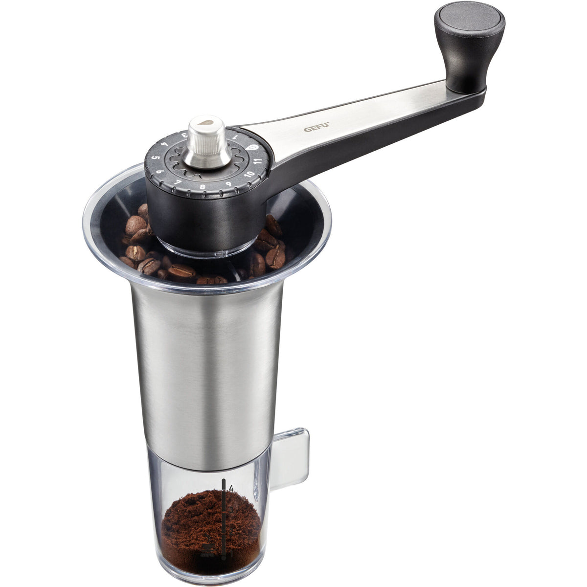 Gefu kaffekværn med keramisk kværn til friskmalet kaffe