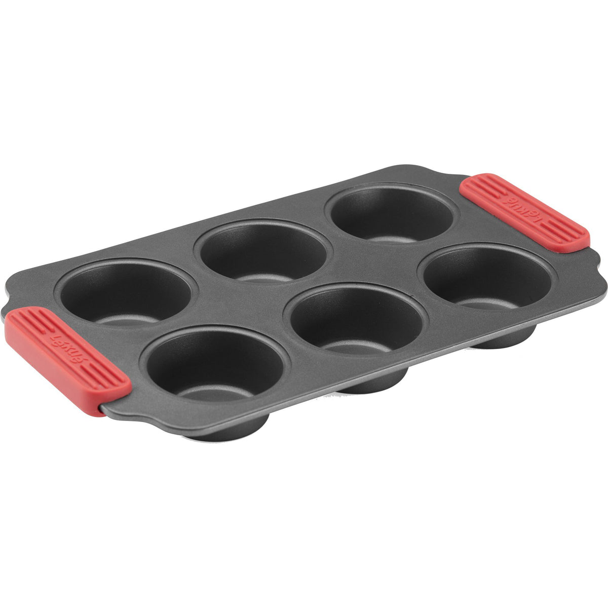 Grå Lékué non-stick bageform til seks minimuffins