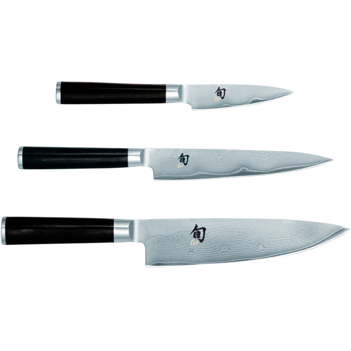 Kai Shun Classic knivsæt med tre håndlavede knive fra Japan