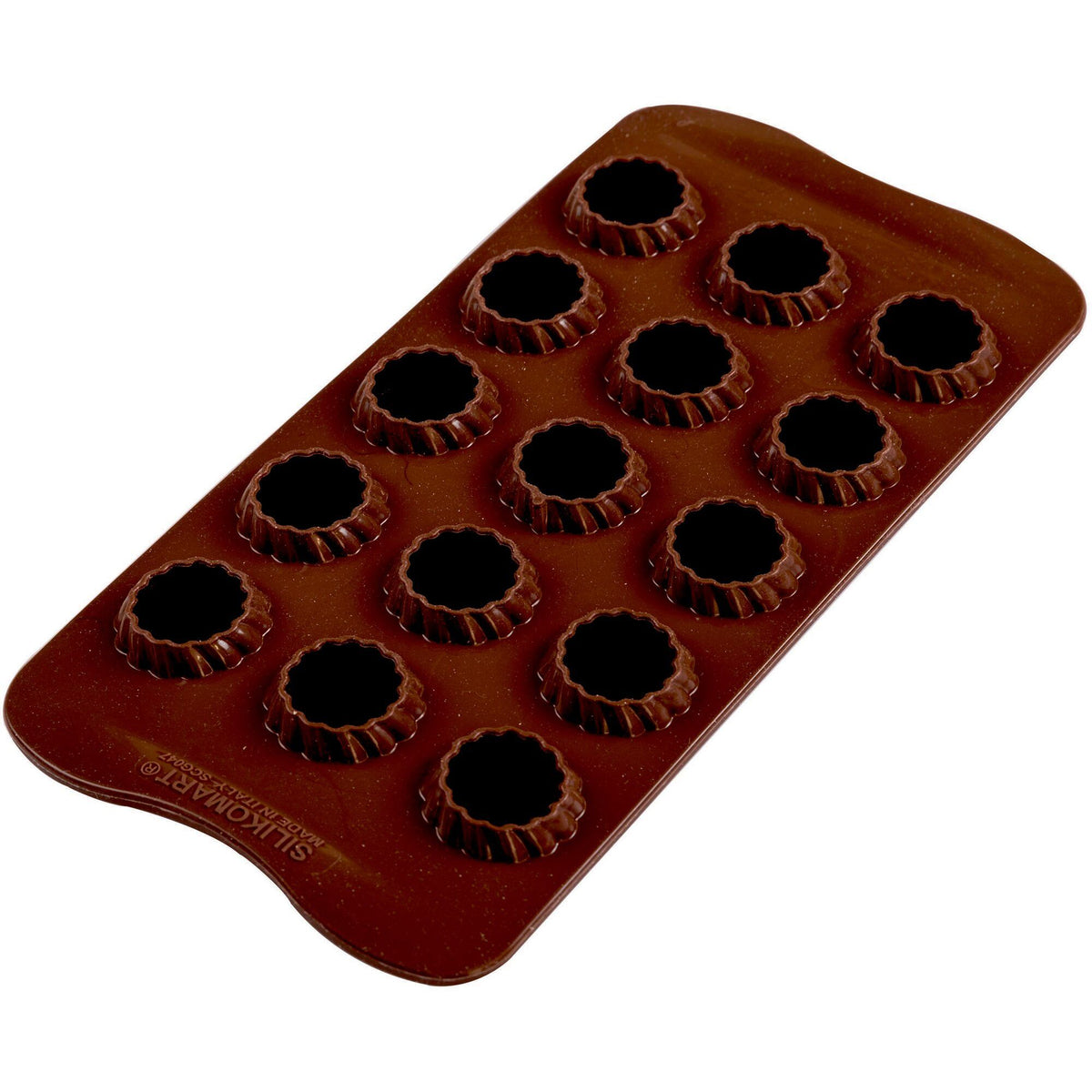 Silikomart Choco Flame N.6 pralinform i silikone til 15 chokolader
