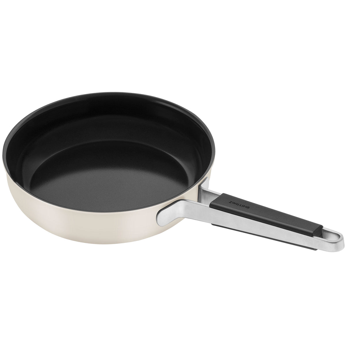Zwilling Pure stegepande på 24 cm i elfenbenshvid og rustfrit stål