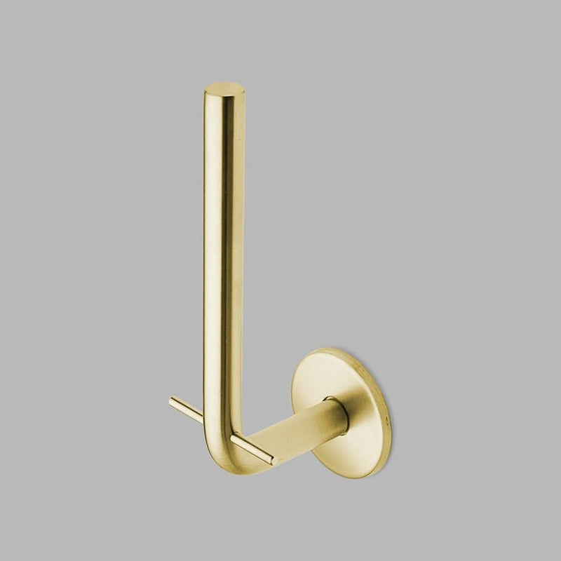 Se tilbud på QTOO Knud Holscher reserve toiletrulleholder i børstet messing! Billigt udsalg på Tilbehør - Spar op til 64%. Hurtig levering: 1-2 hverdage. Varenummer: BADE-49252027334995.