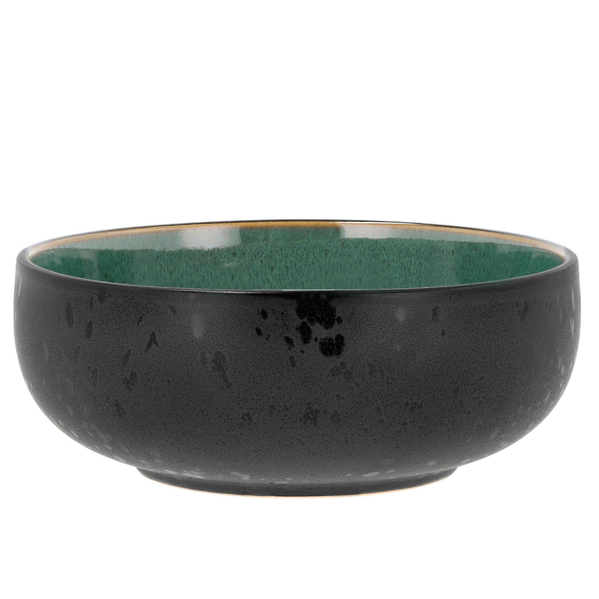 Bitz Kusintha skål i grøn og sort, 18 cm i diameter