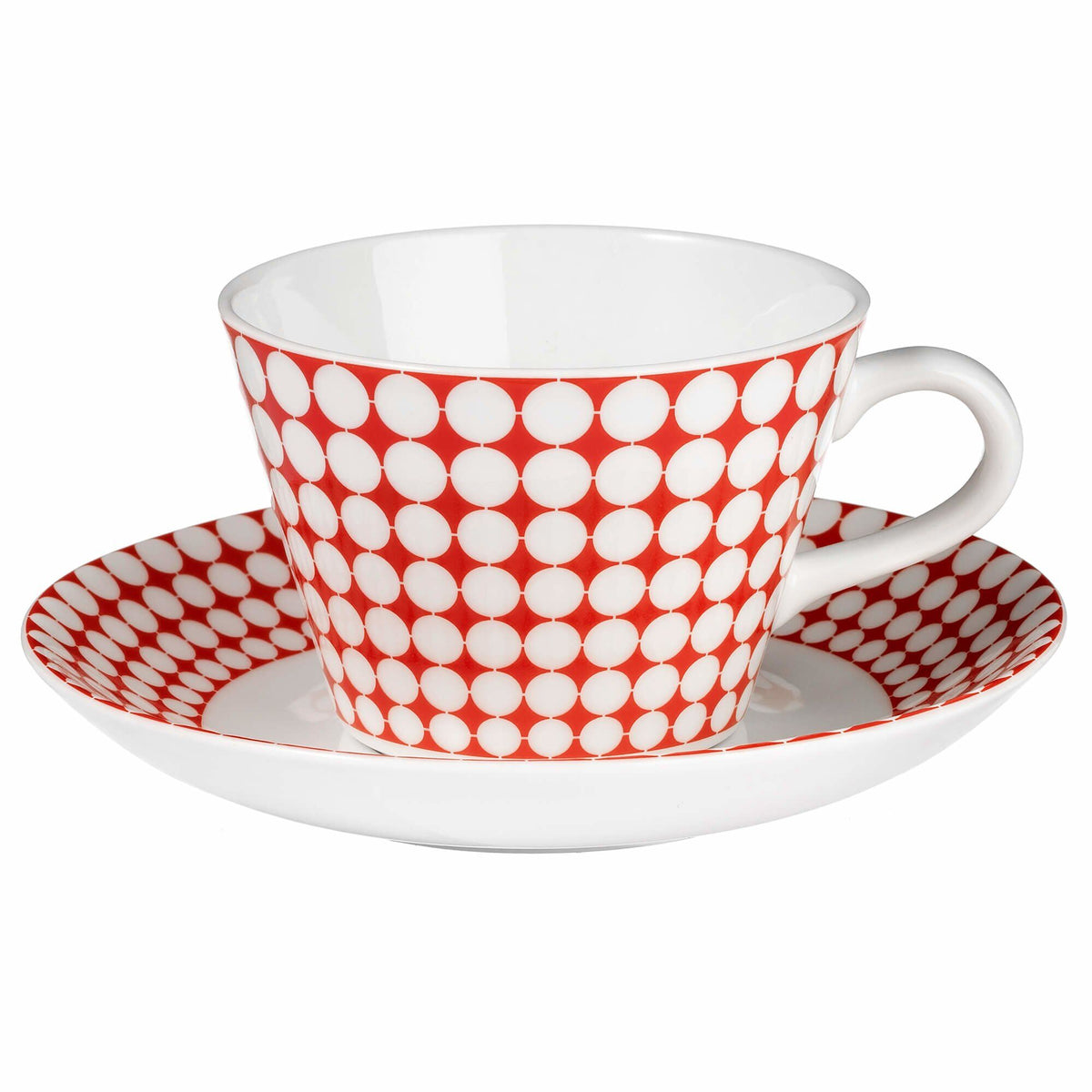 Gustavsberg Eva kaffekop med underkop i benporcelæn, 15 cl