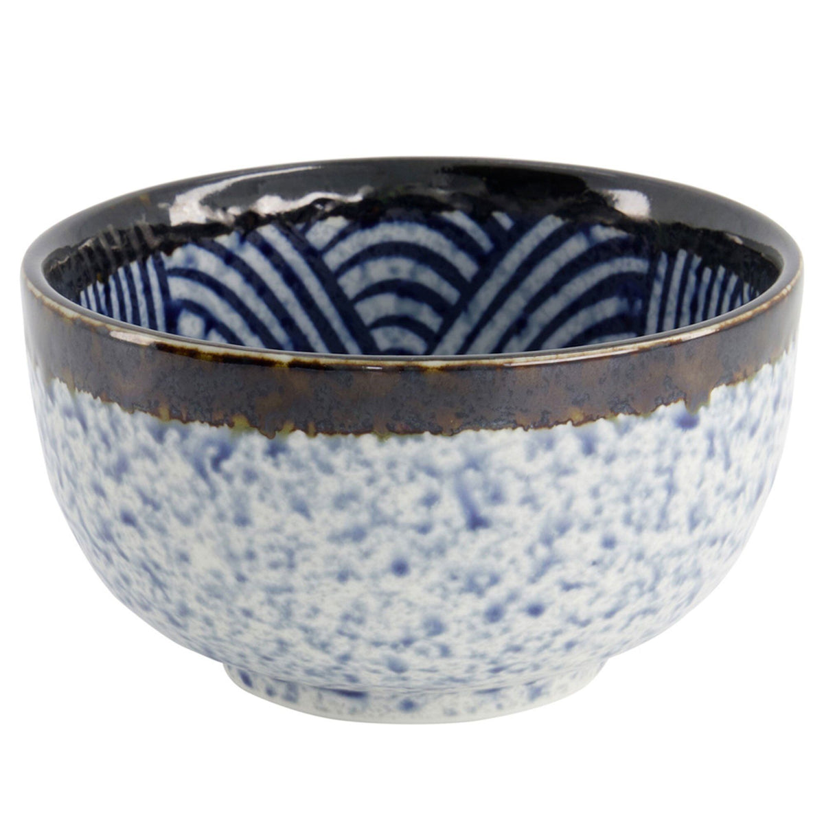 Skål på 550 ml fra Tokyo Design Studio Aisai Seigaiha med mat finish