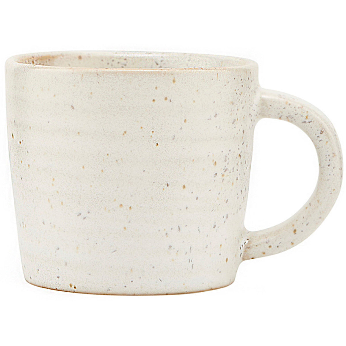 House Doctor Pion espressokop i hvid/grå porcelæn med håndtag