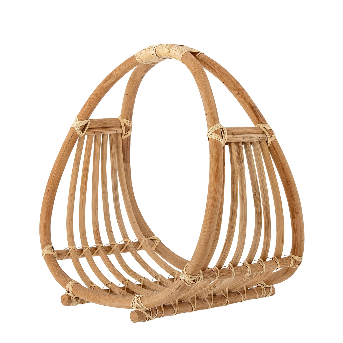 Perla magasinholder i naturfarvet rattan fra Creative Collection