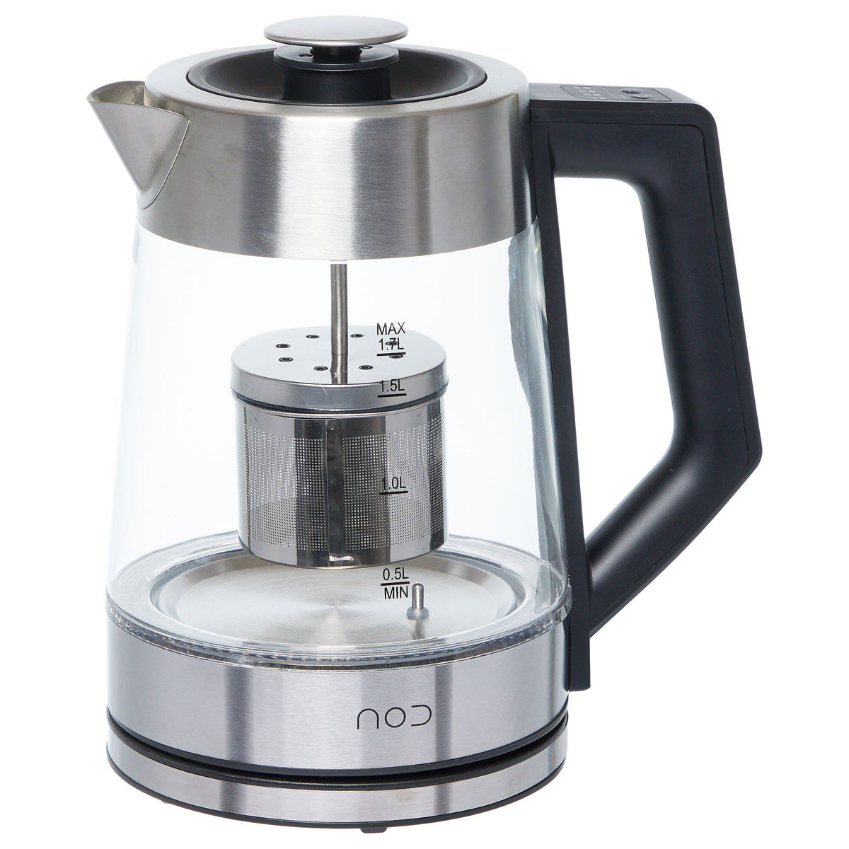 Nod elkedel i glas med aftagelig tesi, 1,7 liter