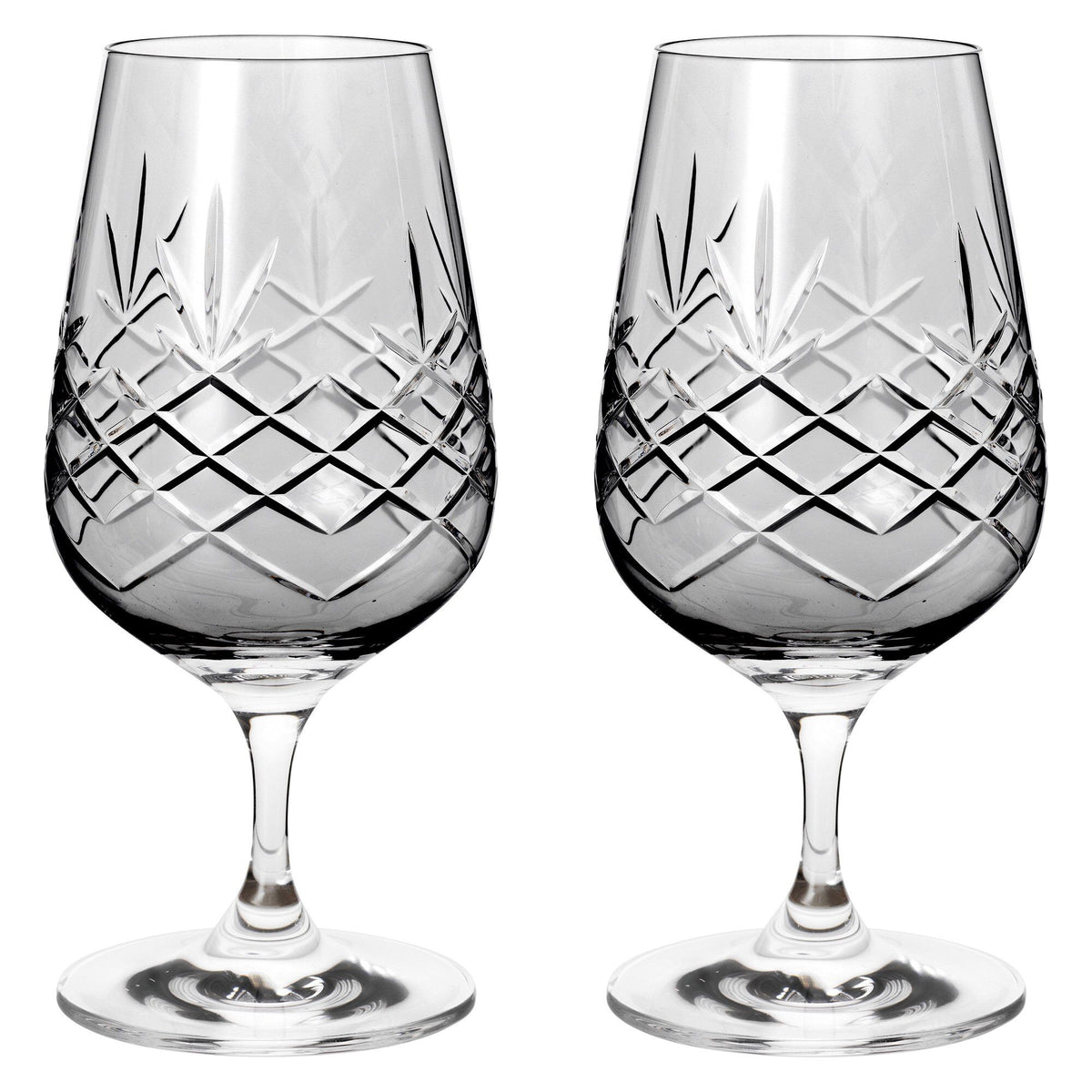 To Frederik Bagger Crispy Mate ølglas Dark i krystalglas