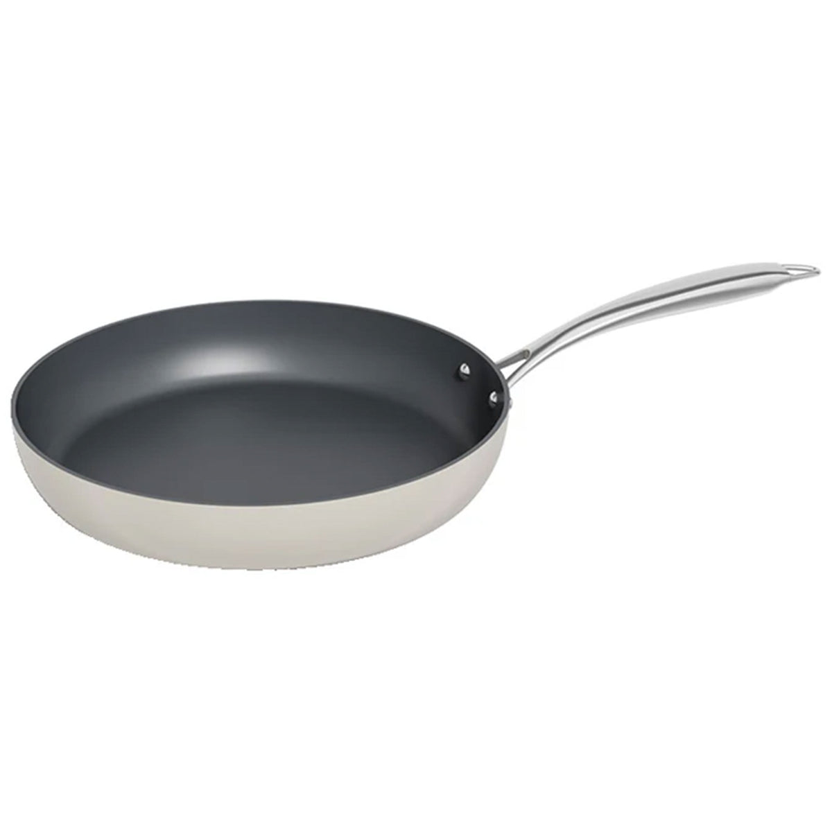 Dorre Coria stegepande på 28 cm i en cremefarvet nuance