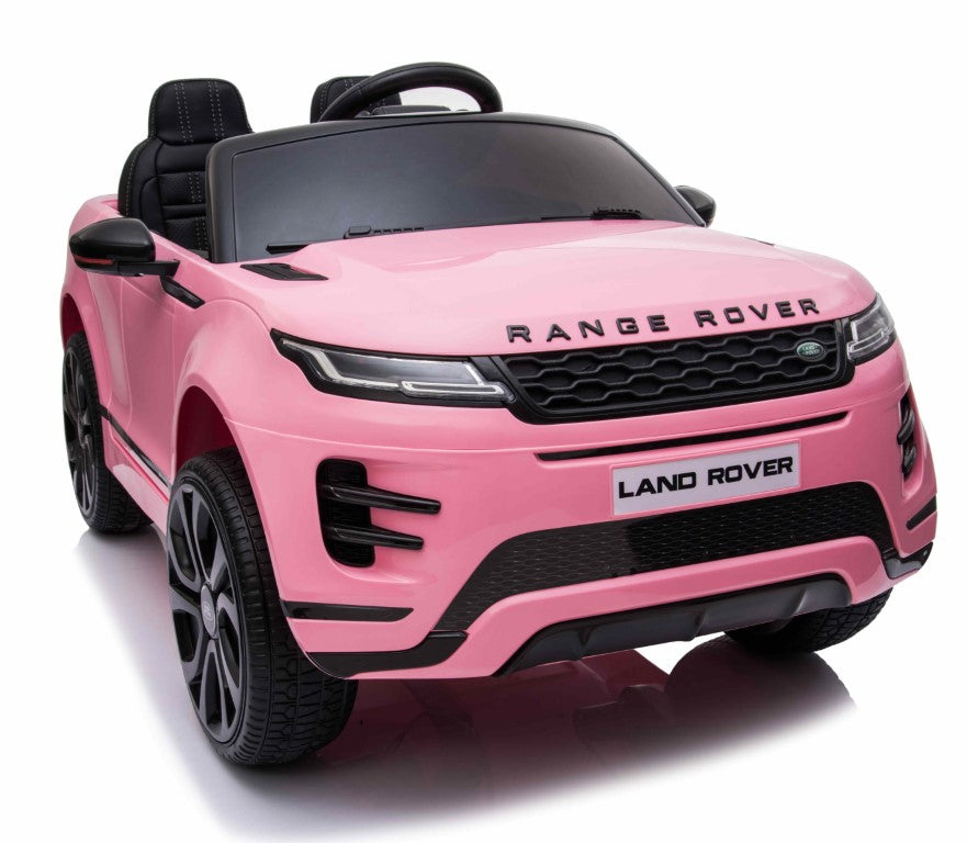 Pink Range Rover Evoque elbil til børn fra Megaleg med gummihjul